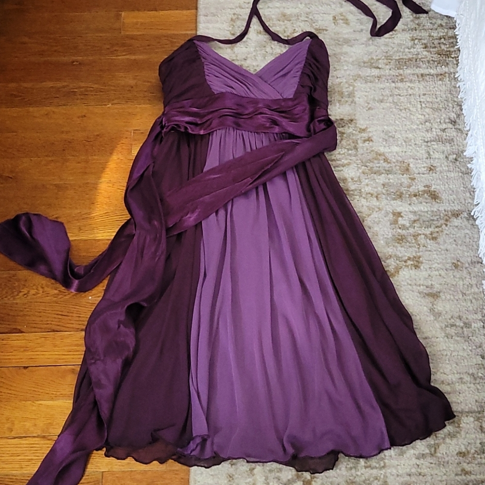 Size L chiffon semi-formal dress